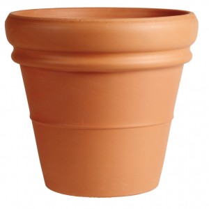 DE 11450 SAKSIJA 45 CM CLASSICA DOPPIO BORDO TERRACOTTA DEGREA PREPORUČENA TACNA 36CM